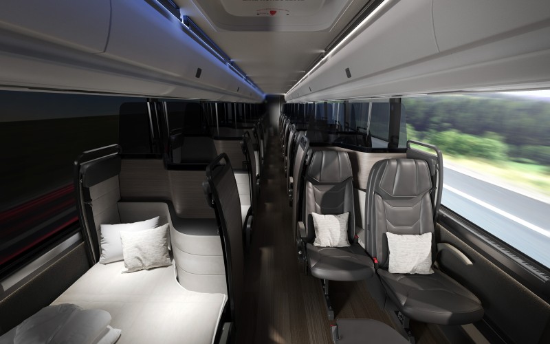Butterfly Motorcoach Convertible Sleeper Seat